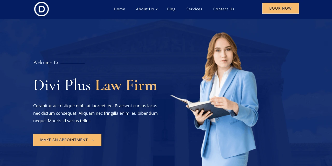 Law Firm child theme for Divi