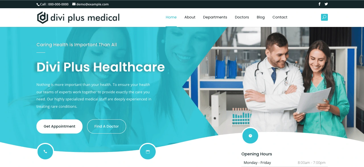 Medical child theme for Divi