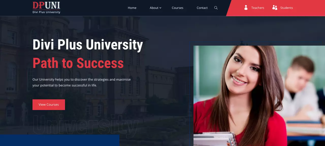 University child theme for Divi