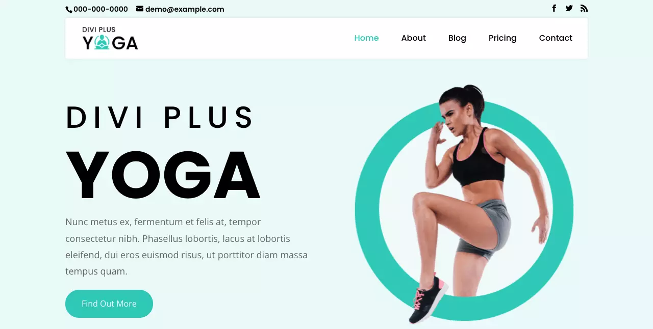 Yoga child theme for Divi