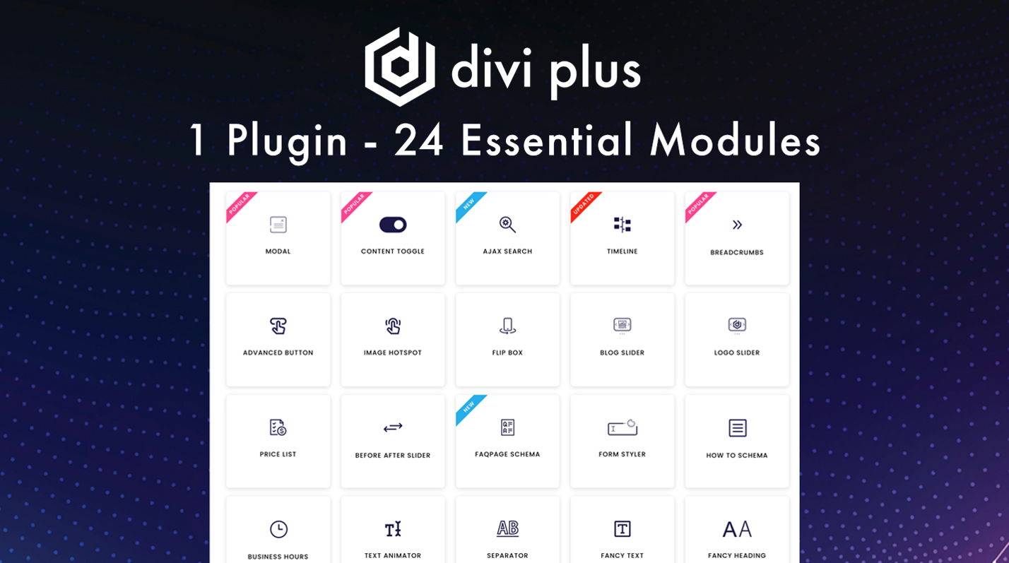 Divi Plus plugin at the Divi MarketPlace