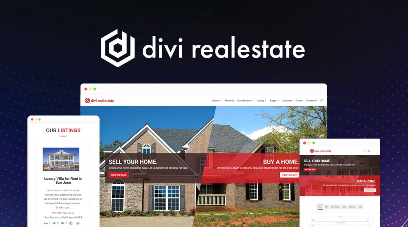 Divi Real Estate for Divi Marketplace