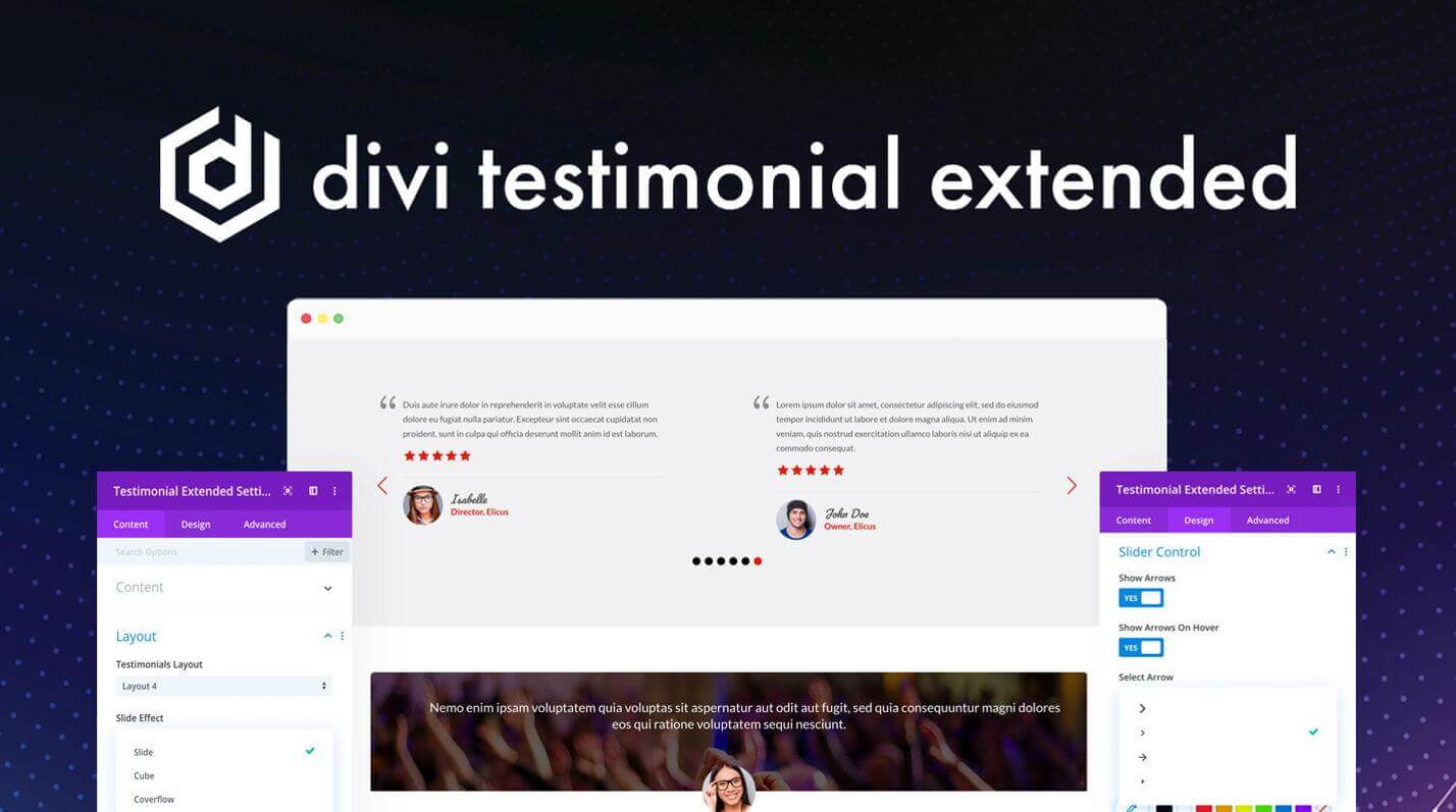 Divi Testimonial Extended at the Official Elegant Divi Marketplace