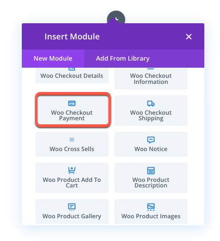 Woo Checkout Payment Divi WooCommerce Module