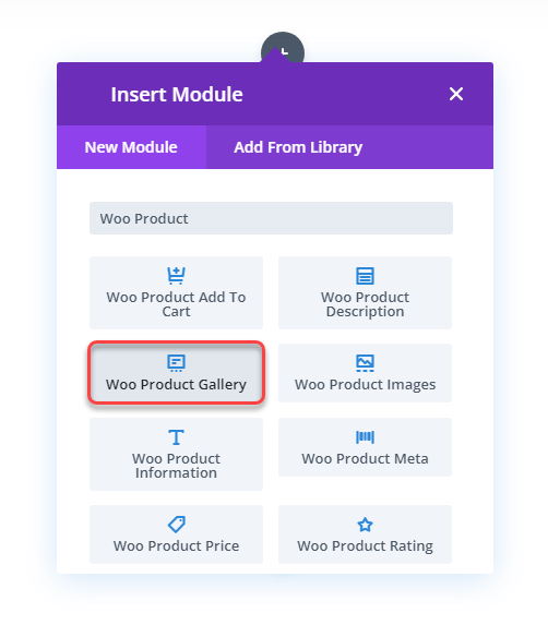 Woo Product Gallery Divi module for WooCommerce