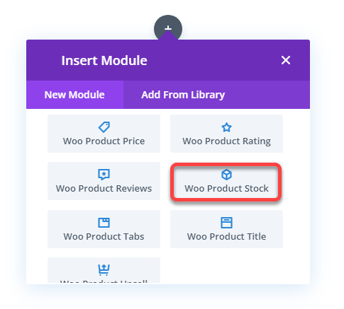 Woo Product Stock Divi module for WooCommerce