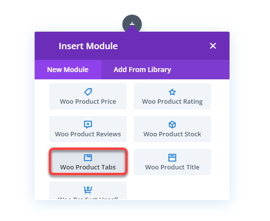 Woo Product Tabs Divi WooCommerce module