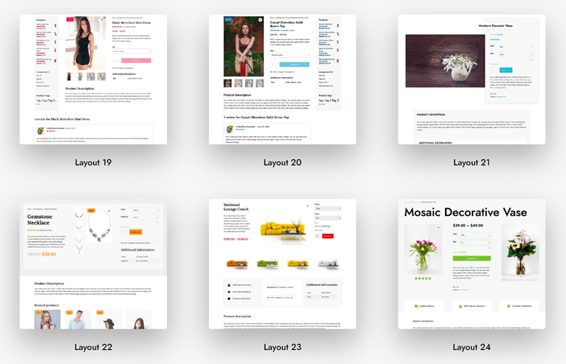 New Product Page layouts for Divi WooCommerce