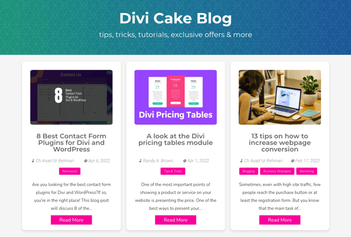 Divi Tips and Tricks by Divi Cake