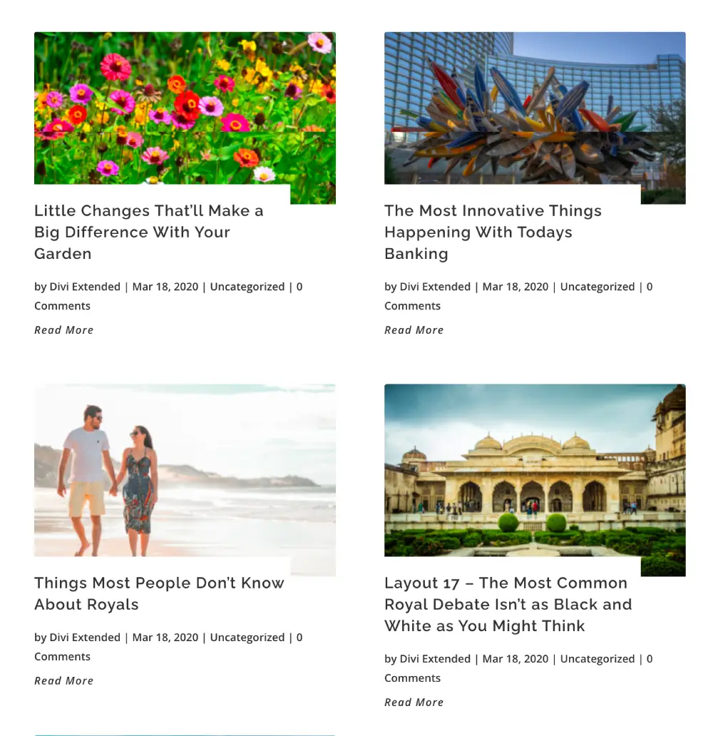 Blog and Post Layouts for Divi