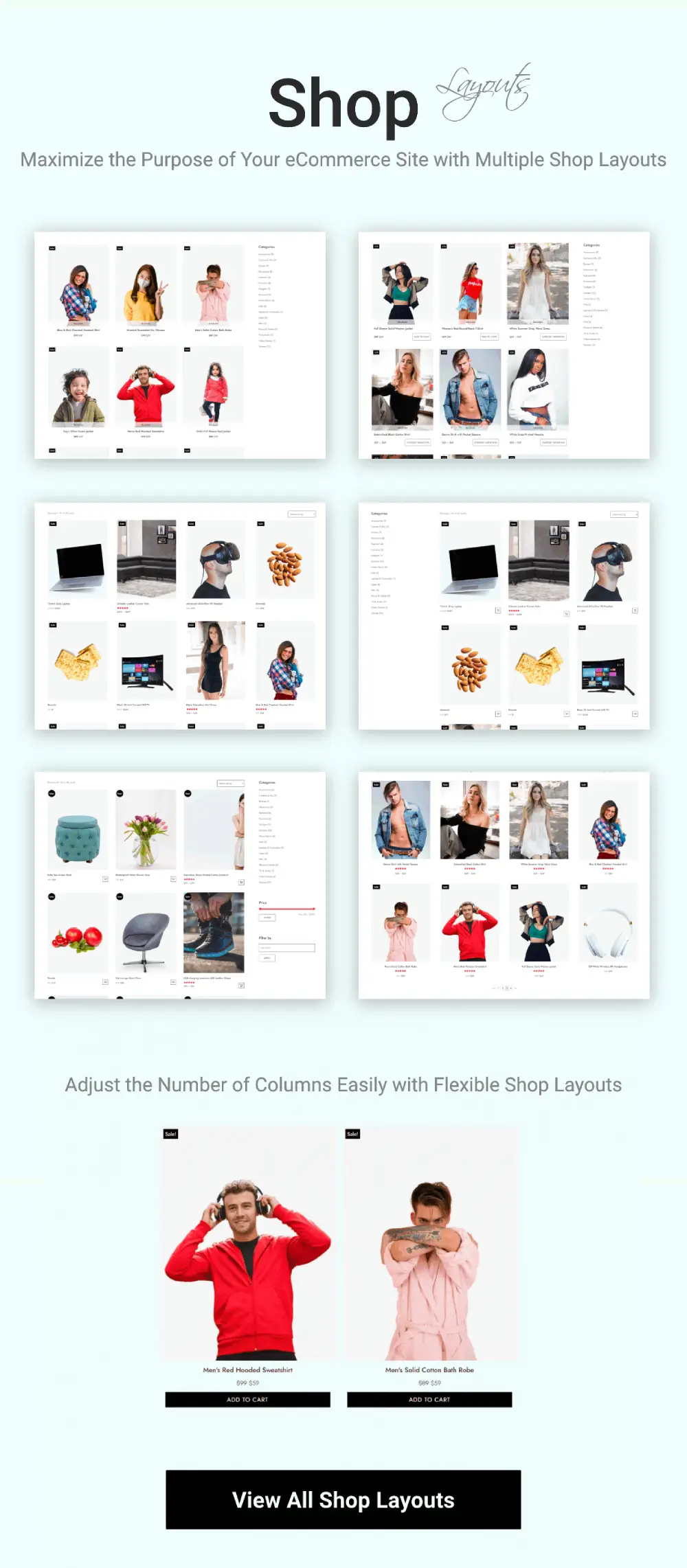 Divi Shop Page Layouts