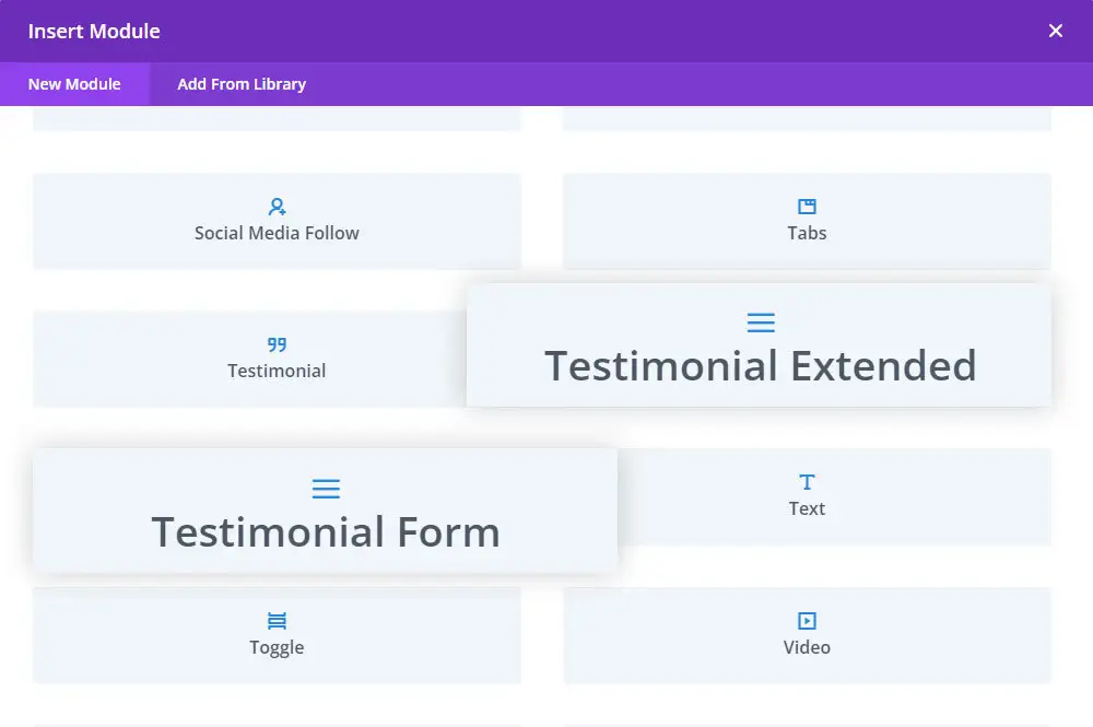 Testimonial Modules for Divi Builder