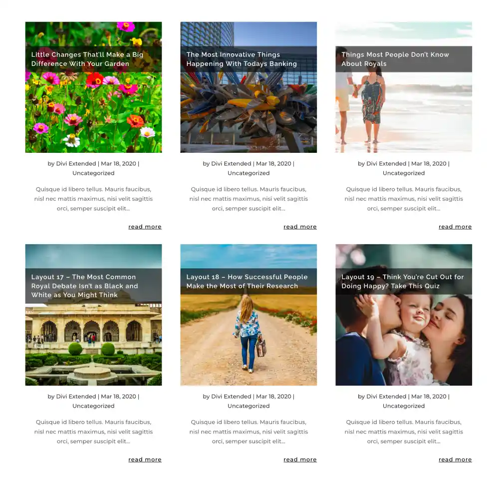 Divi Blog Layout 16