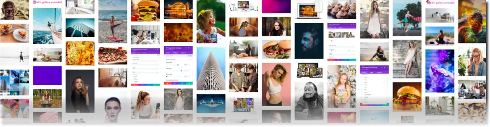 Divi Gallery Extended 15 Columns
