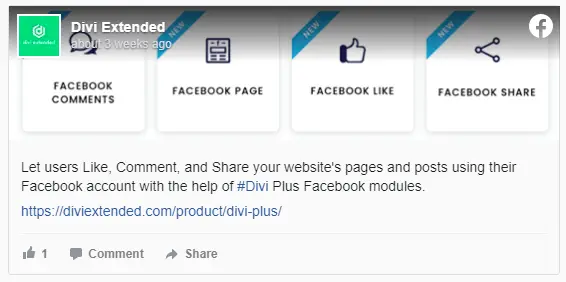 Facebook Embedded Post Module