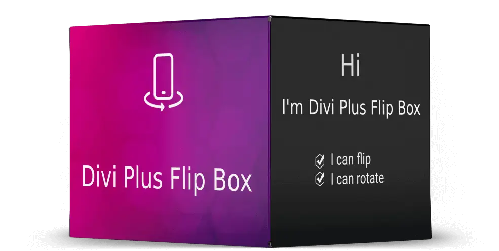 Divi Flip Box Module