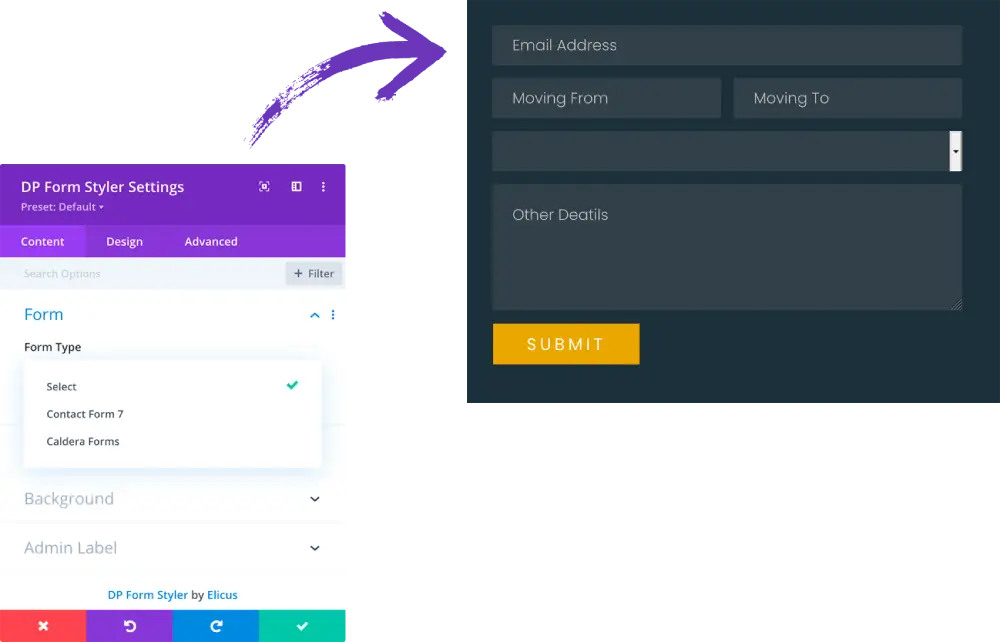 Divi Form Styler Module