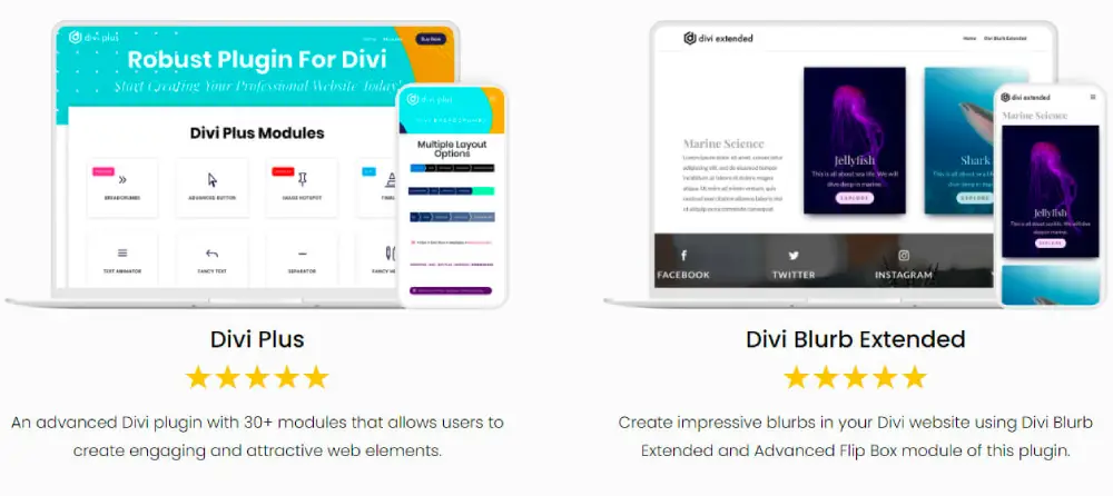 Divi star rating module