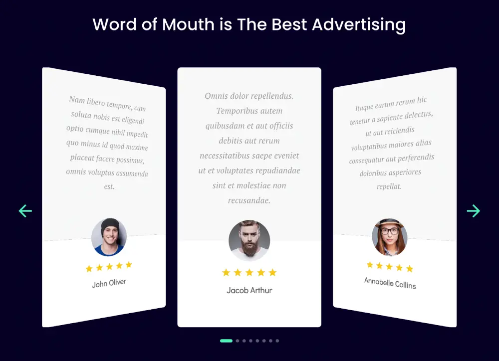 Divi testimonials with gravatar