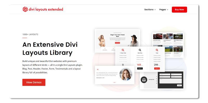 The Extensive Look of the Divi Layouts Extended plugin