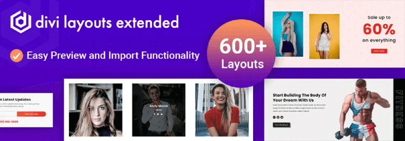 Fastest Selling Divi Marketplace Product - Divi Layouts Extended