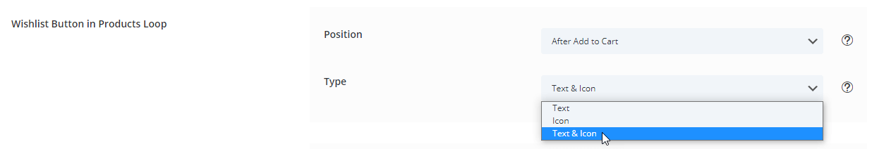 Wishlist Button Icon Type