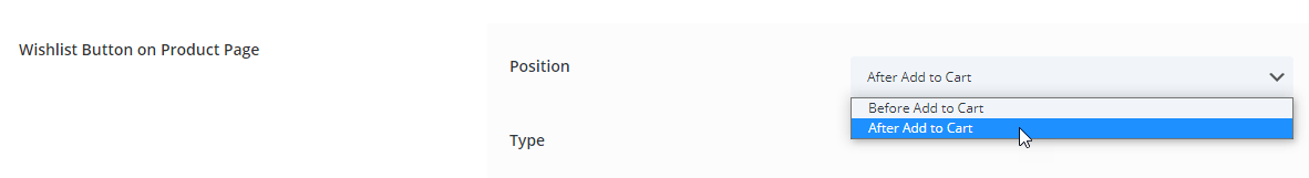 Wishlist Icon position for Product pages