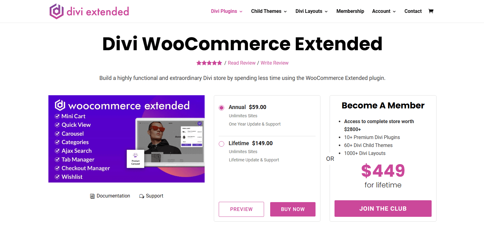 Divi WooCommerce Extended plugin on Divi Extended
