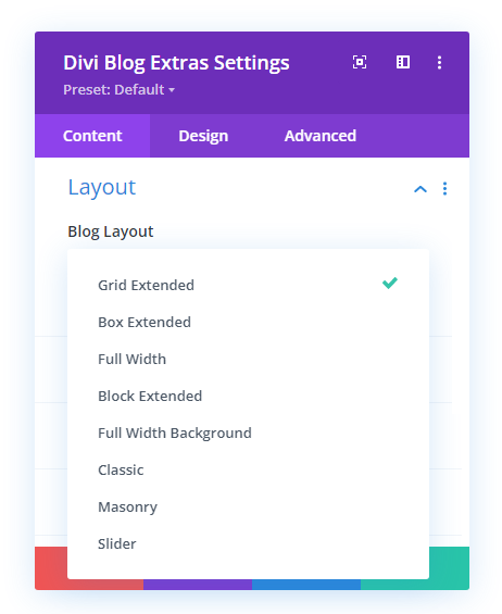 Divi Blog Extras and its Layouts