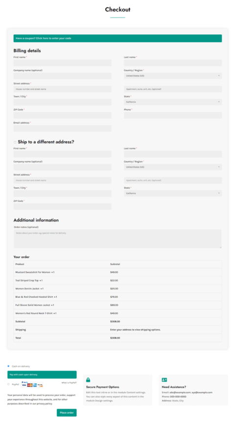 Template for WooCommerce: 125 Layouts for Divi Woo Shop