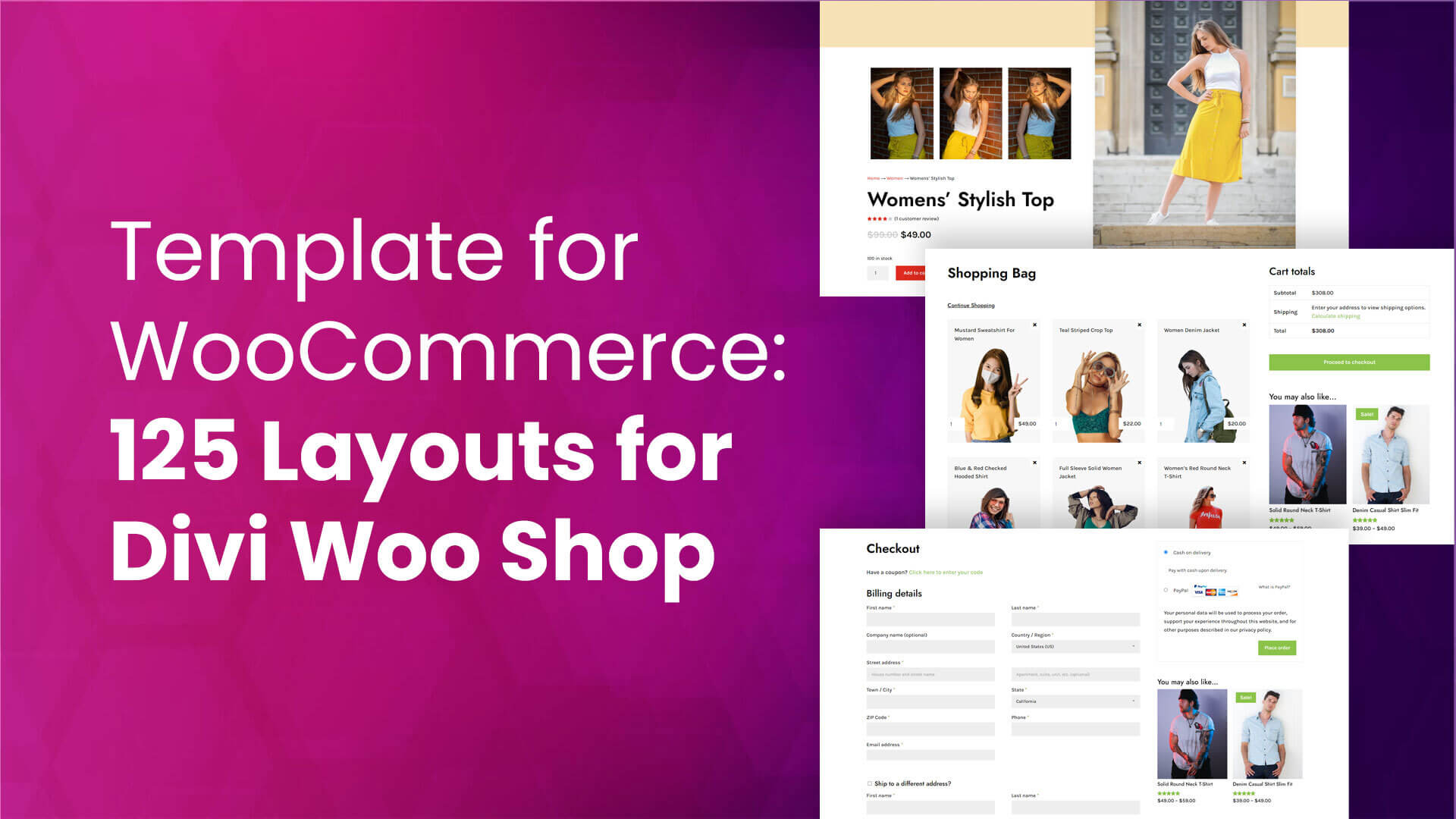 Template for WooCommerce