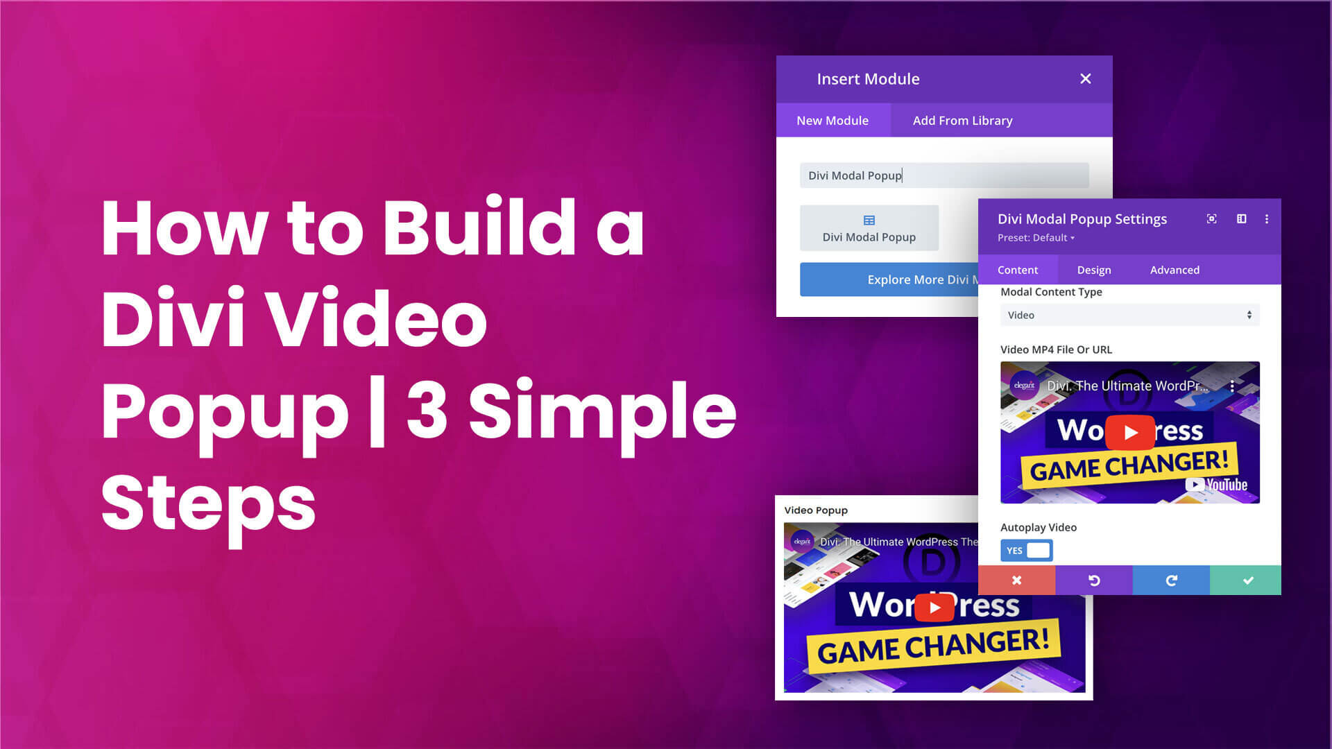 Build a Divi Video Popup in 3 Simple Steps