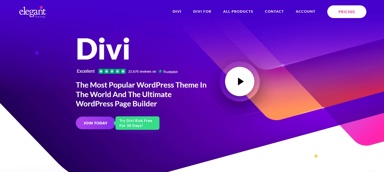 Divi - WordPress theme for Events
