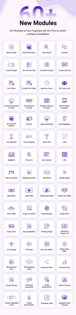 Divi Plus Modules