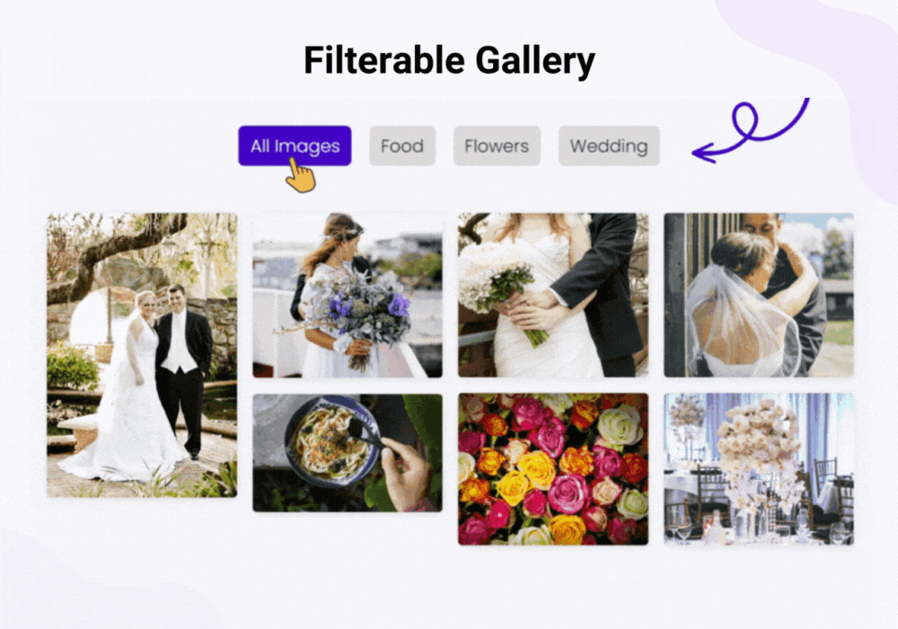 Divi image gallery module