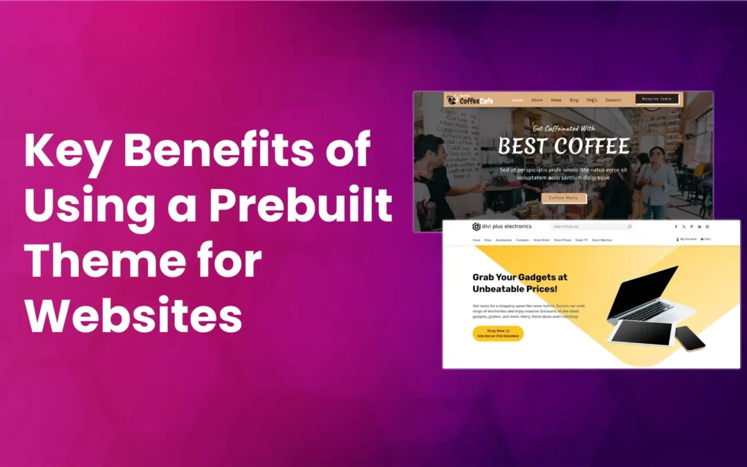 Why You Should Use Prebuilt Theme for a Website | 7 Key Benefits