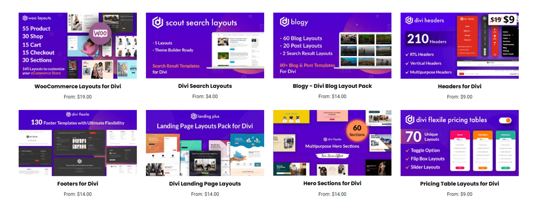 Divi Layouts