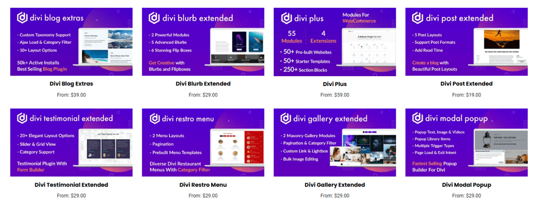 Divi Extended Plugins