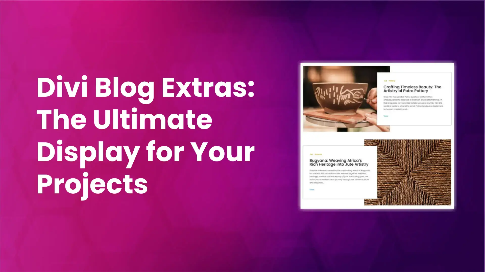 Divi Blog Extras – Ultimate Solution to Showcase Your Divi Projects