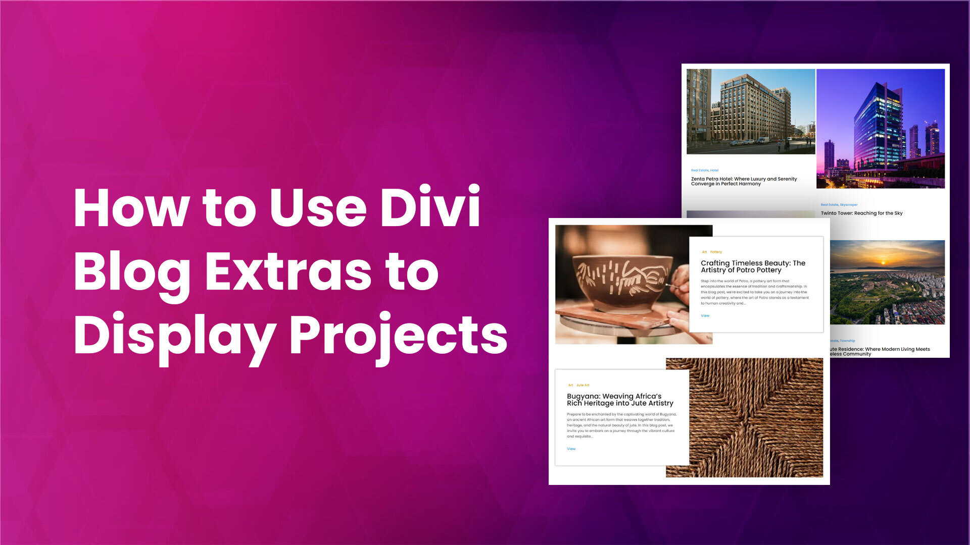 Divi Blog Extras – Ultimate Solution to Showcase Your Divi Projects