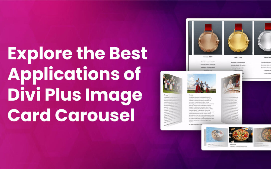Divi Plus Image Card Carousel Module: Explore the Best Application Areas