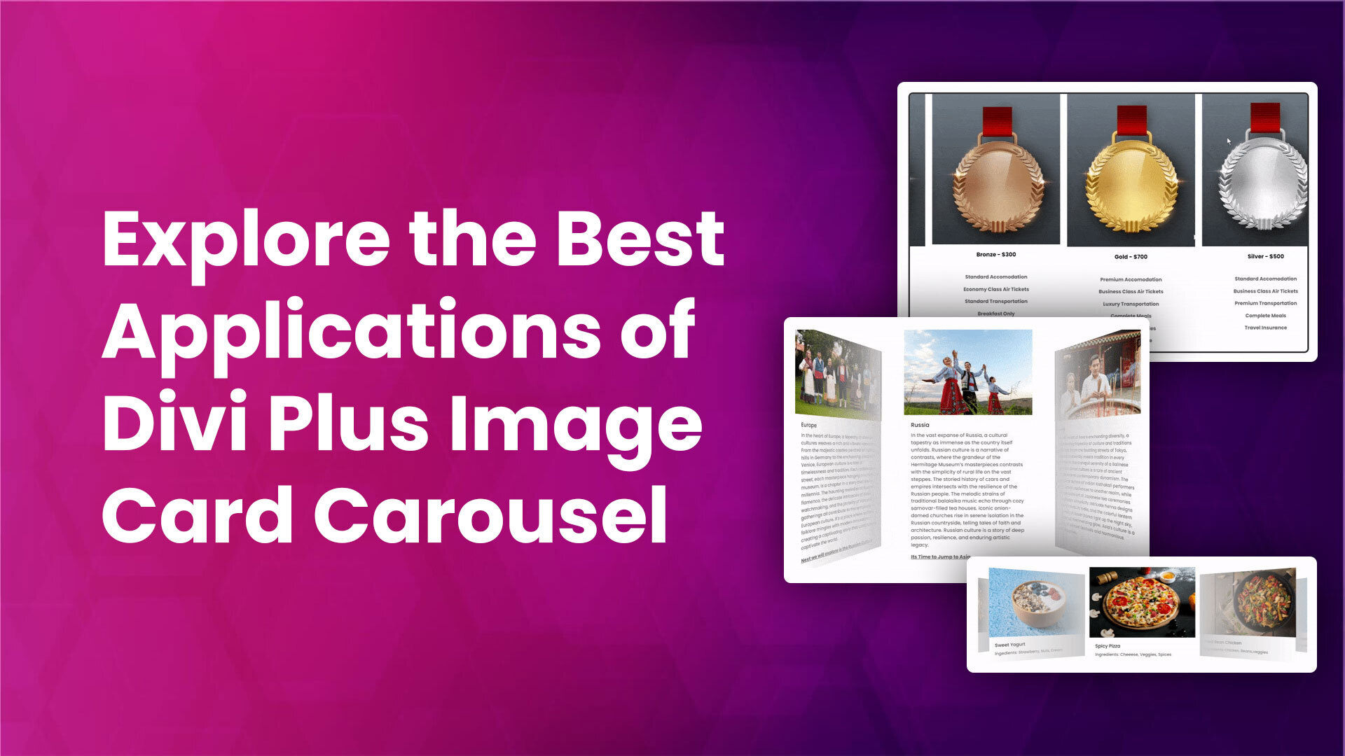 Divi Plus Image Card Carousel Module: Explore the Best Application Areas