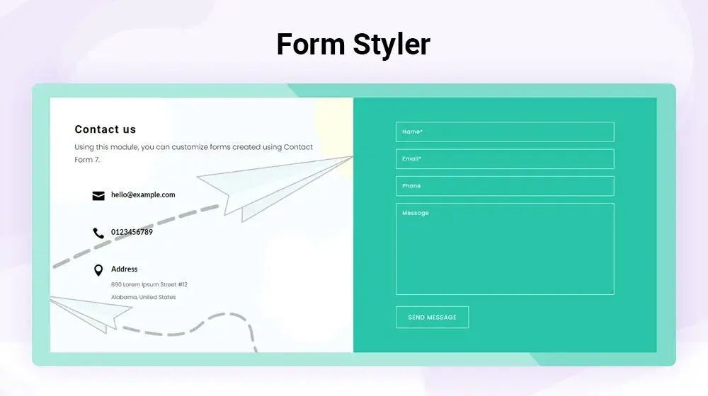 Contact Form 7 Styler for Divi
