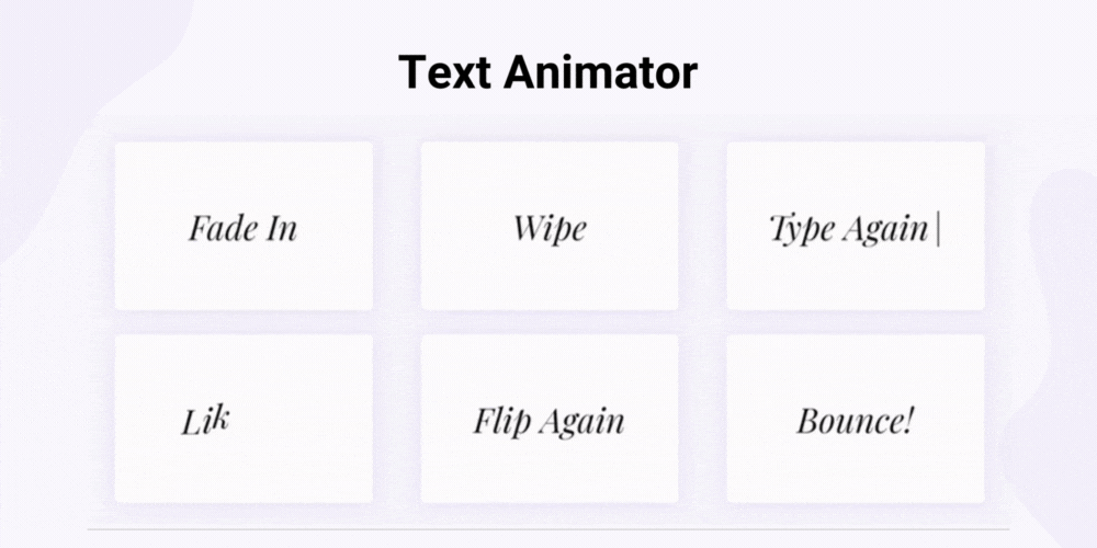 Divi Plus Text Animator module