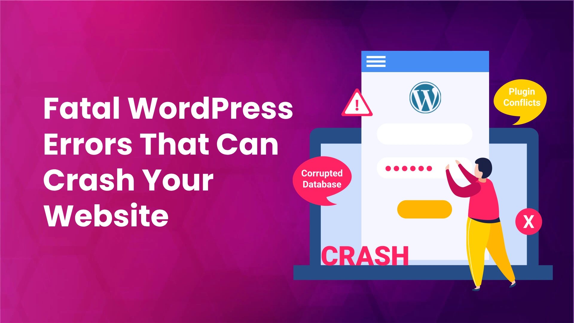 WordPress Error that can crash your website