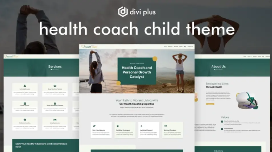 divi health coach child theme