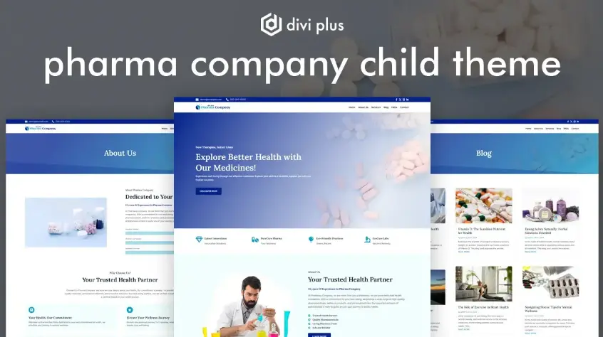 divi pharma child theme