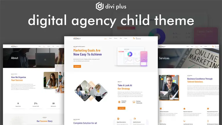 Divi Plus Digital Agency child theme