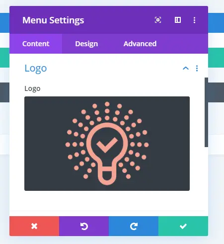 Add logo in menu module
