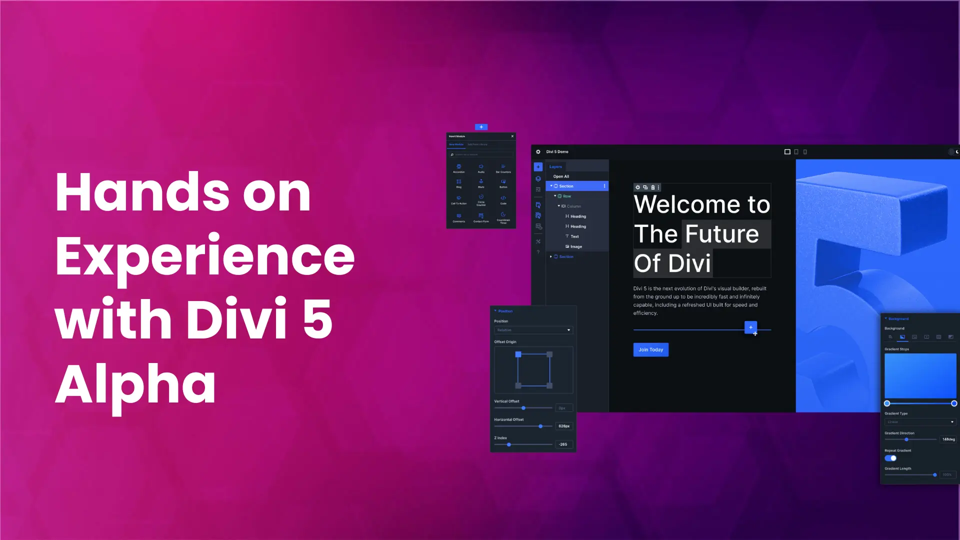 hands on experience with Divi 5